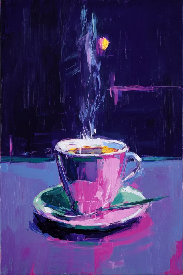 Midnight Musings in Purple Hues - Image 4