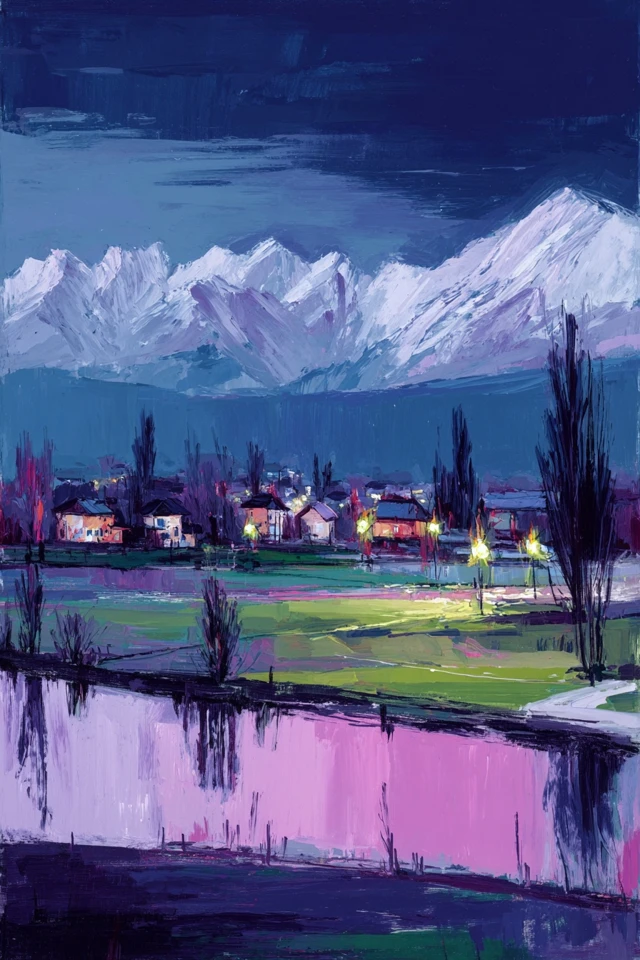 Midnight Musings in Purple Hues - Image 2
