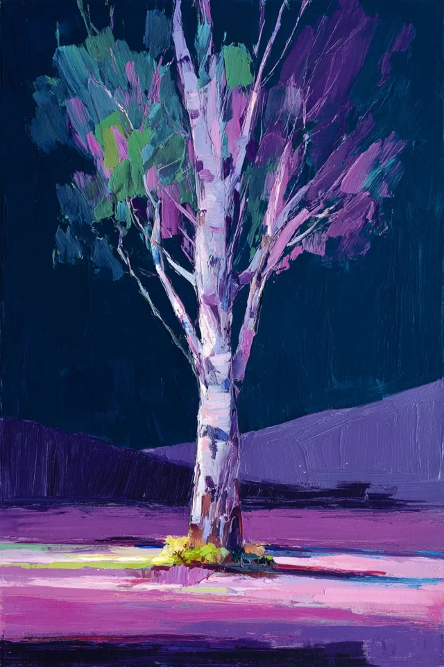 Midnight Musings in Purple Hues - Image 5