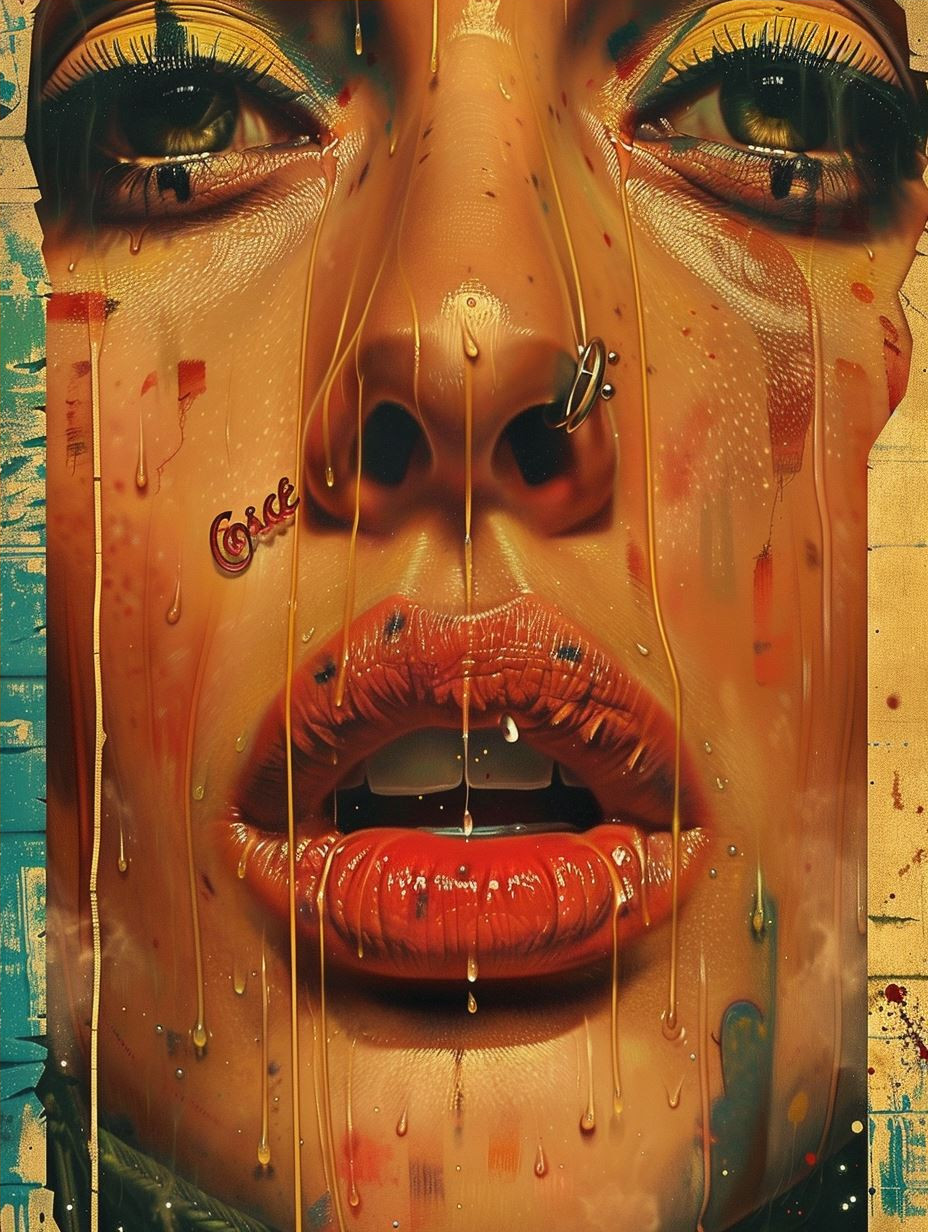 Cyberpunk Urban Glitch Portrait - Image 4