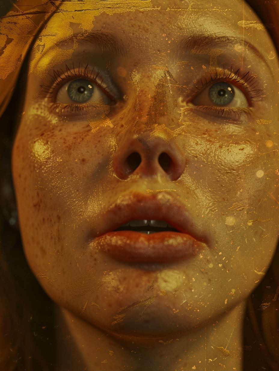 Golden Echoes of Human Resilience - Image 2