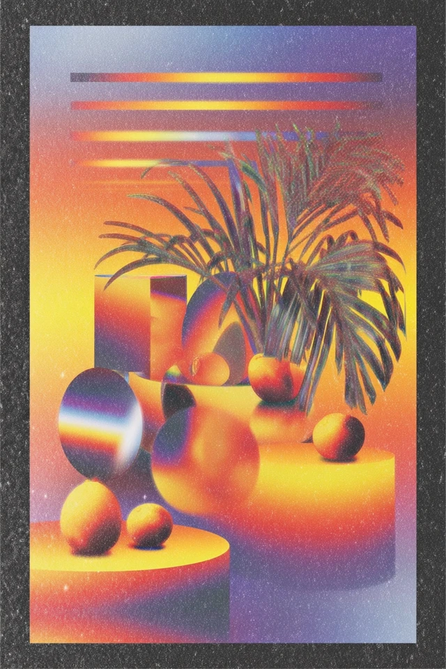 Prismatic Grain Portrait - Image 3
