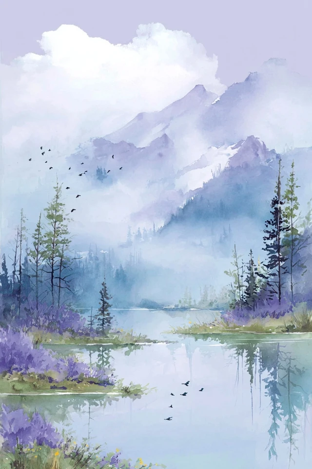Lavender Dream Portrait - Image 2