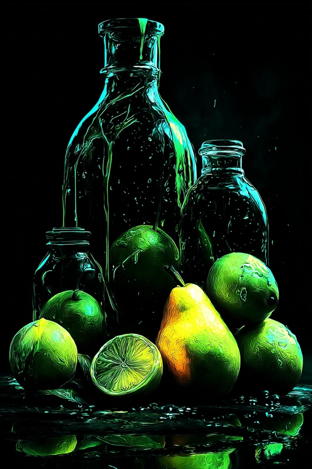 Neon Emerald Dreams - Image 3