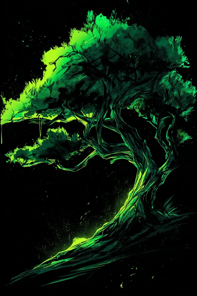 Neon Emerald Dreams - Image 5