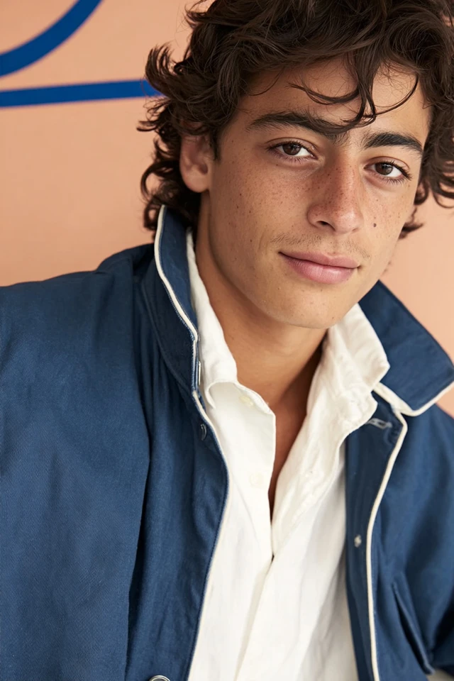 Sunlit Youthful Gaze - Image 1