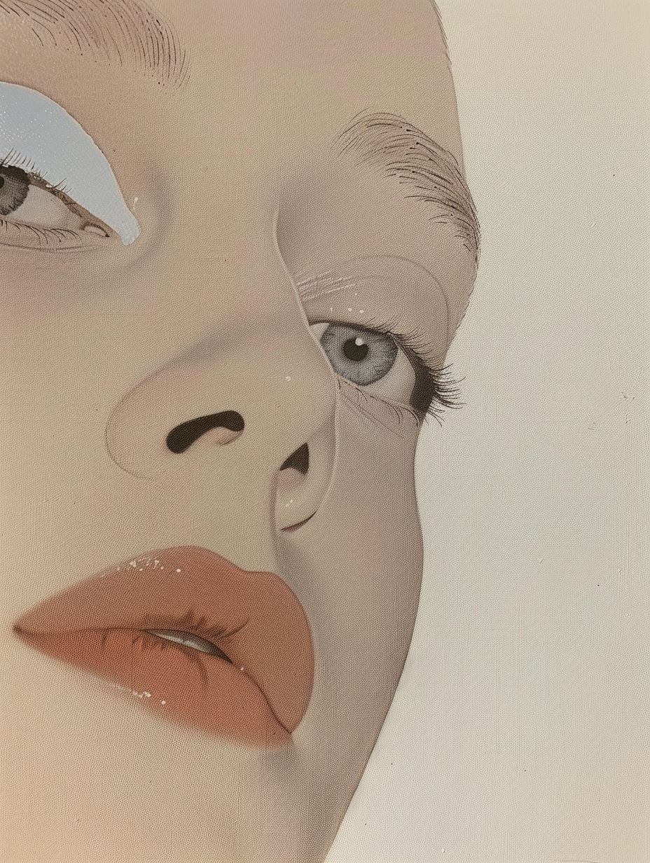 Surrealist Fragmented Portrait Study