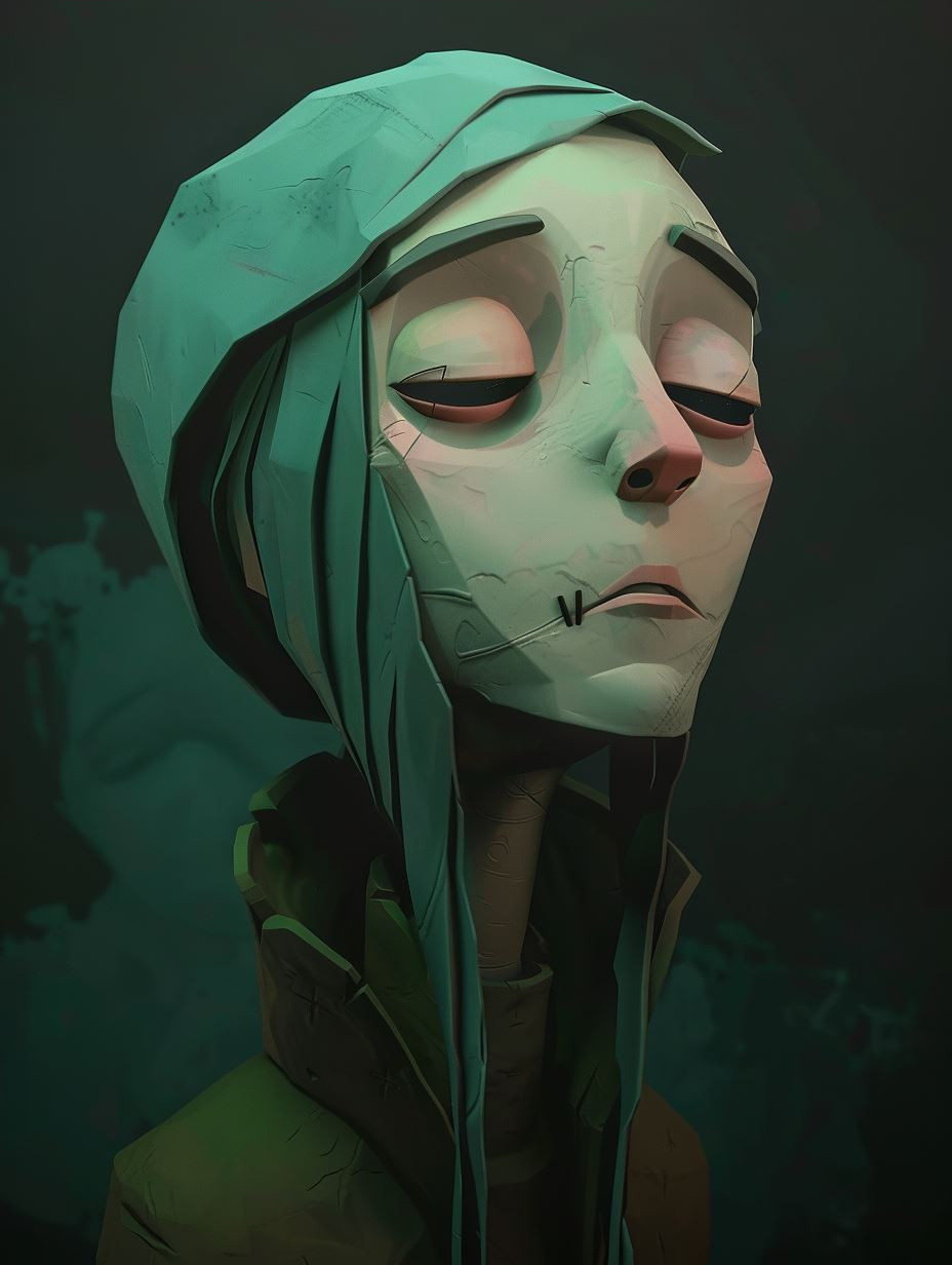 Melancholy Portraits of Fractured Souls - Image 4