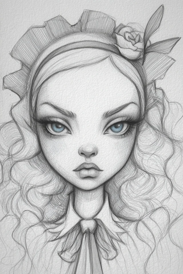 Ethereal Pencil Muse - Image 1