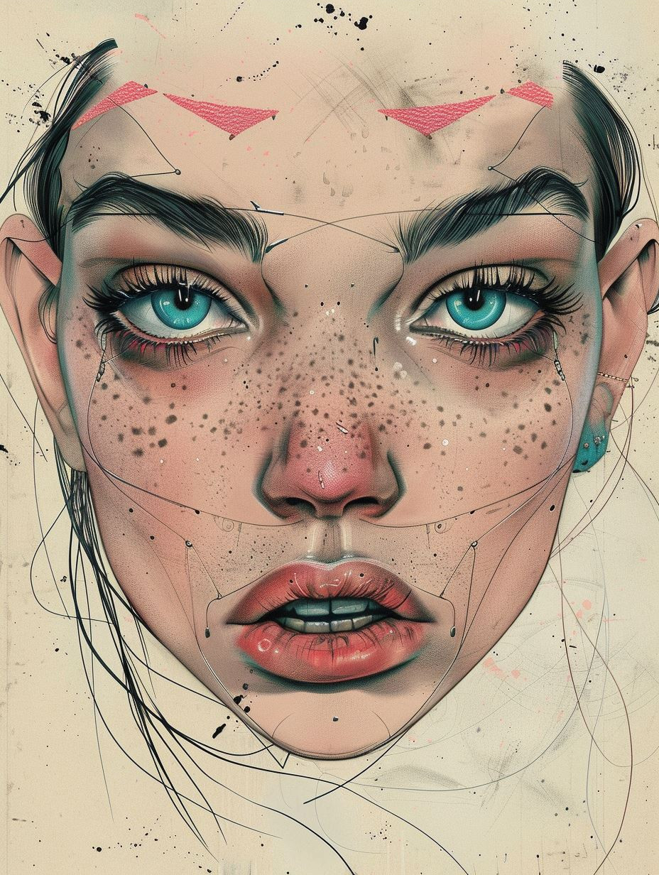 Fragmented Beauty: Surreal Digital Portraits - Image 3