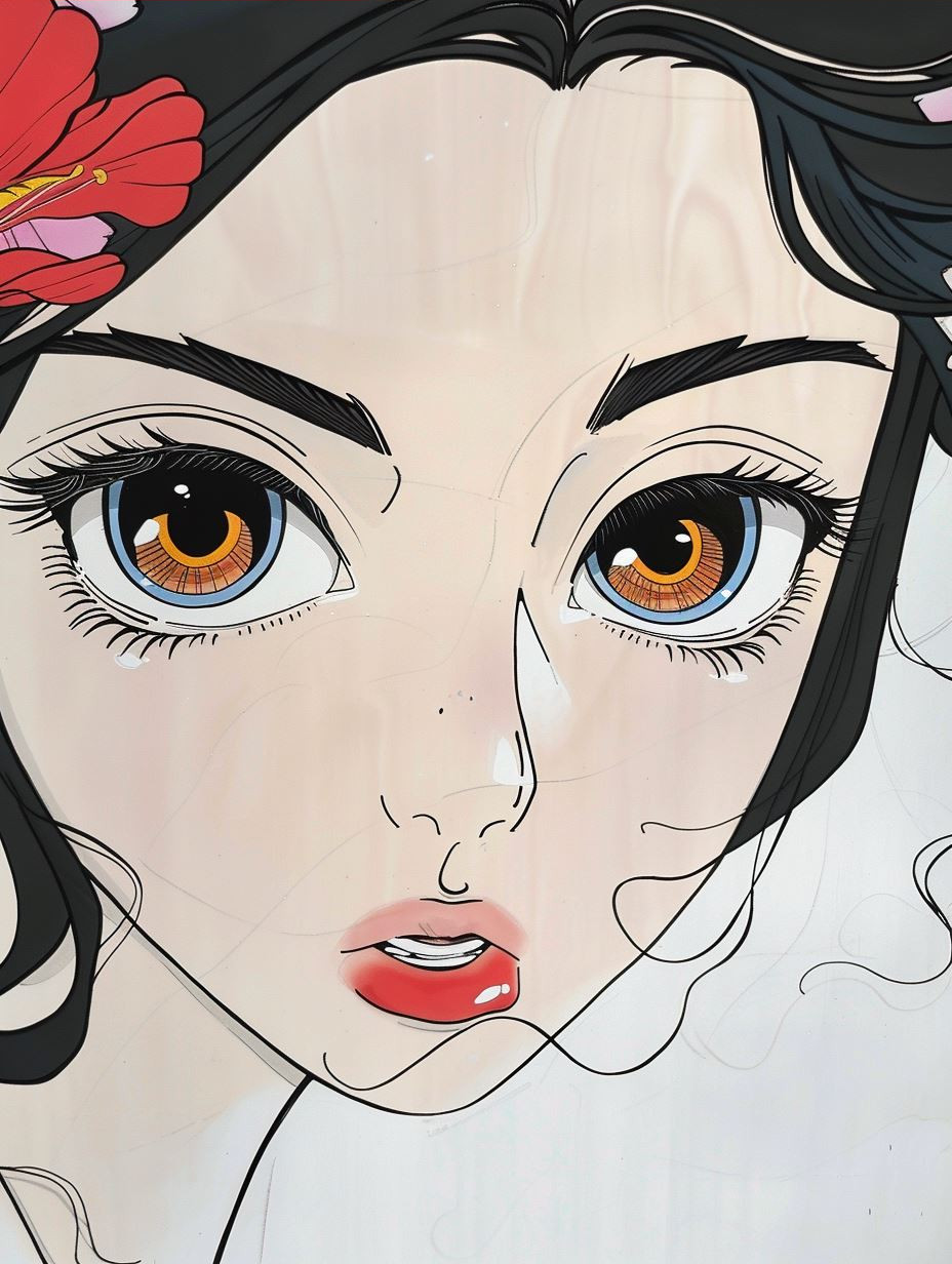 Modern Stylized Portrait Art - Image 3