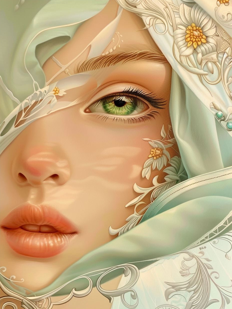 Ethereal Floral Goddess Portraits - Image 4