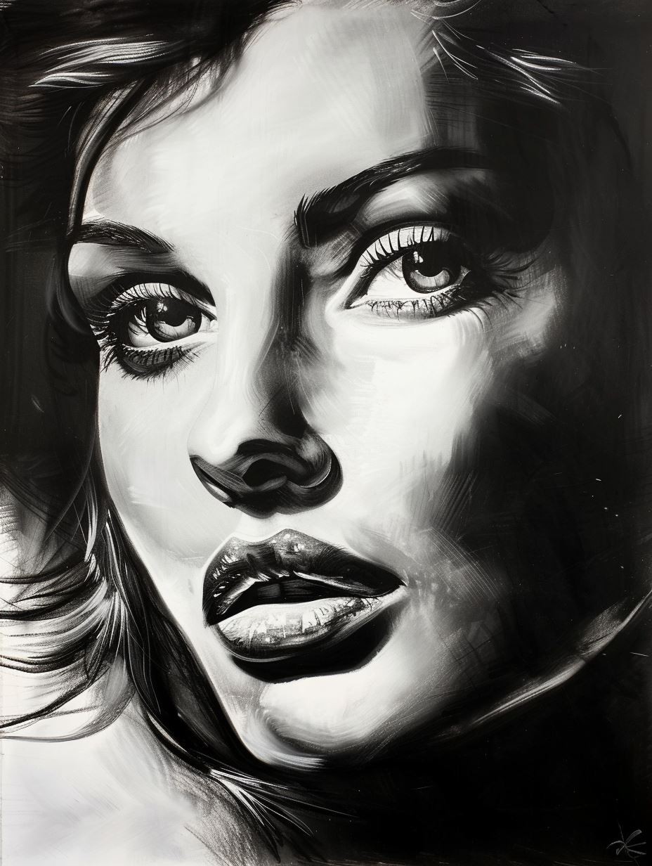 Noir Elegance with Crimson Accents - Image 4