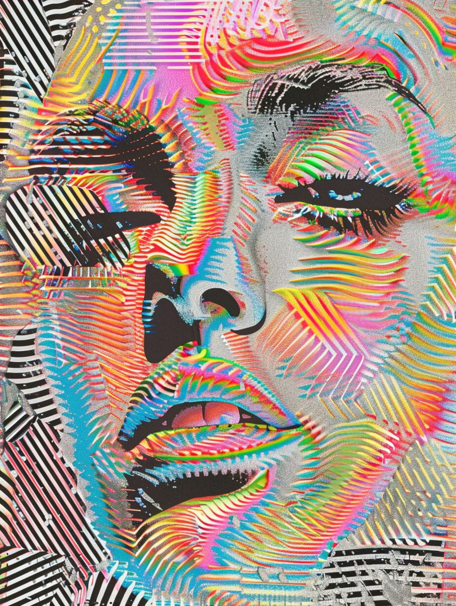 Prismatic Digital Wave Portraits - Image 4