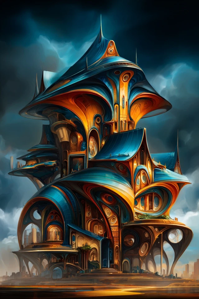 Surreal Visions of Gold and Azure - Image 6