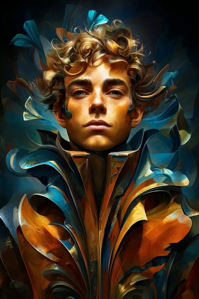 Surreal Visions of Gold and Azure - Image 1