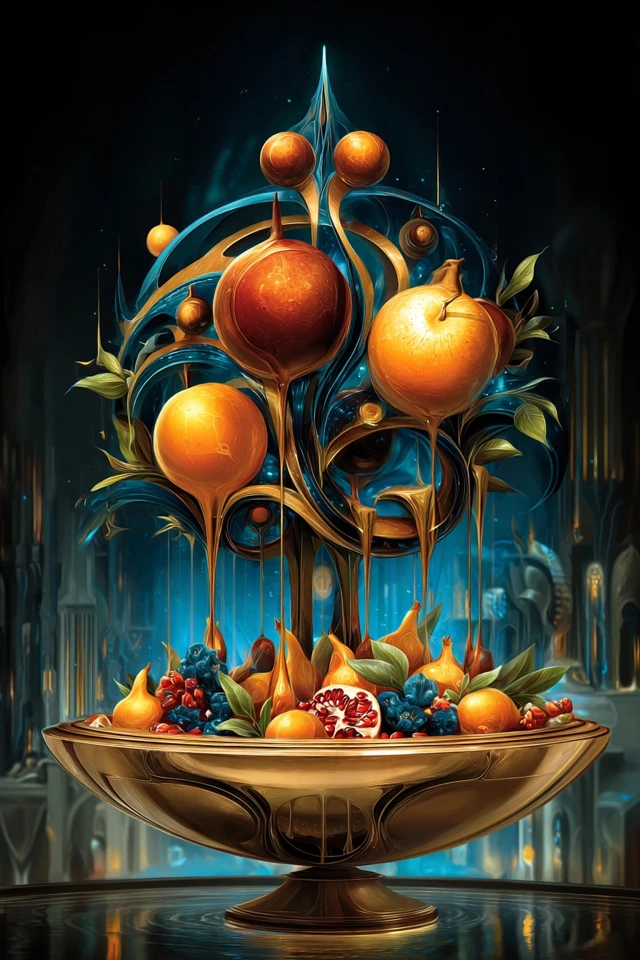 Surreal Visions of Gold and Azure - Image 3