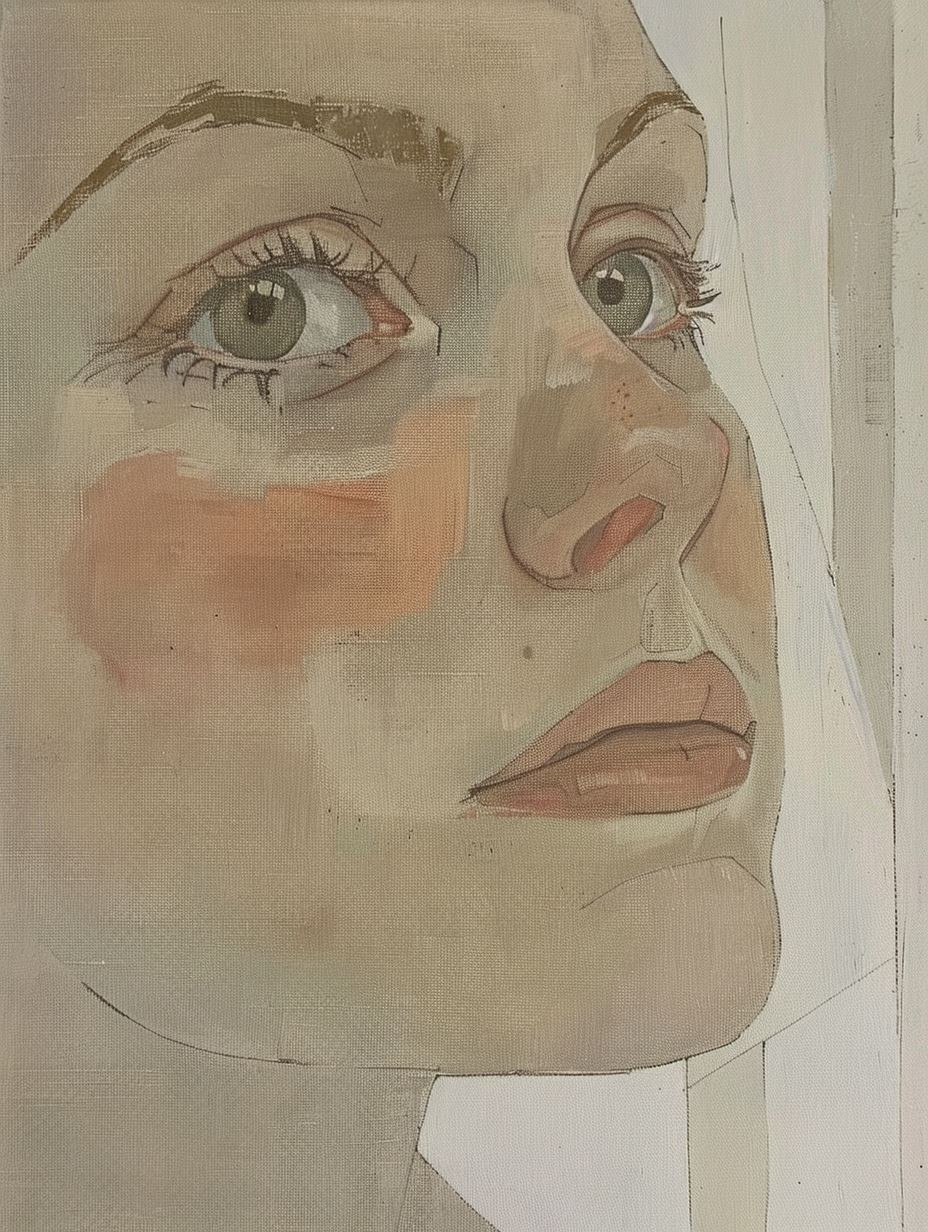 Ethereal Canvas Gaze - Image 1
