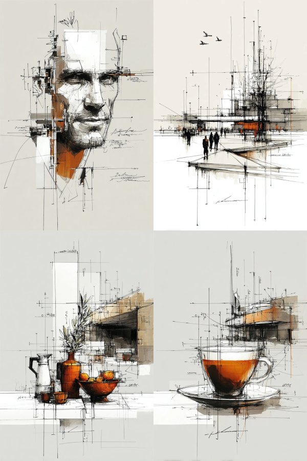 Architectural Sketches of Life and Space
