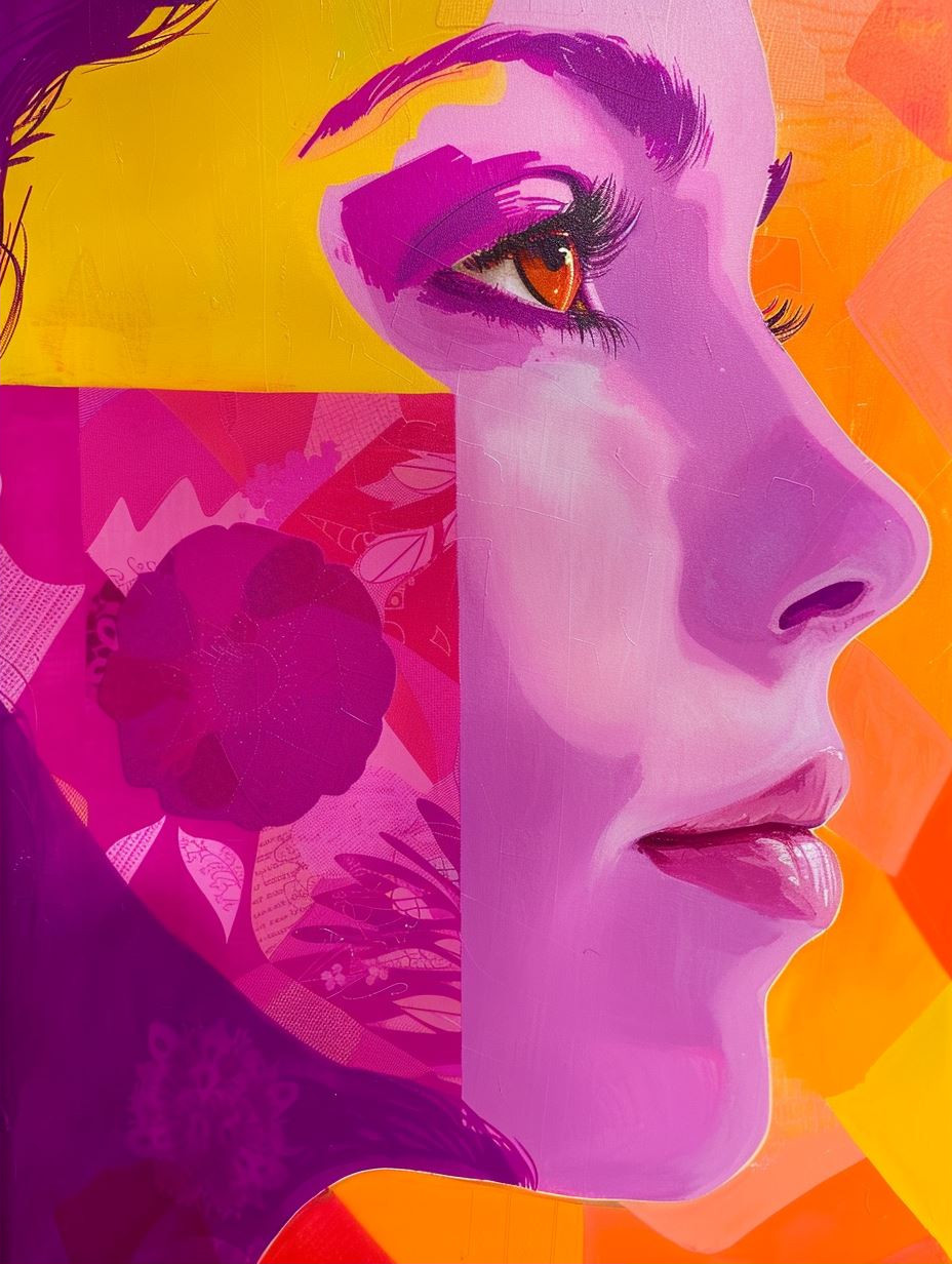 Vibrant Psychedelic Portrait Fusion - Image 2