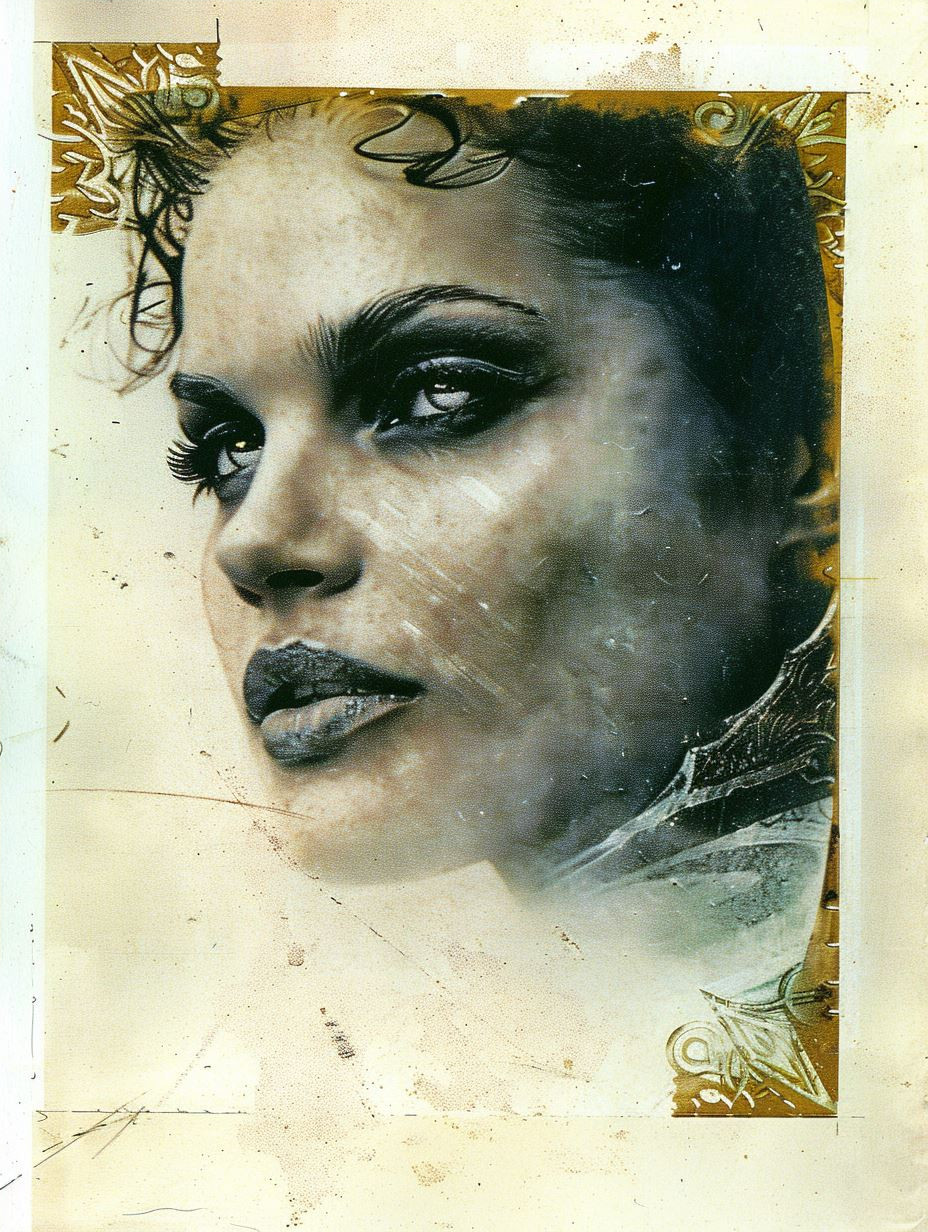 Gilded Vintage Cinematic Portrait - Image 4
