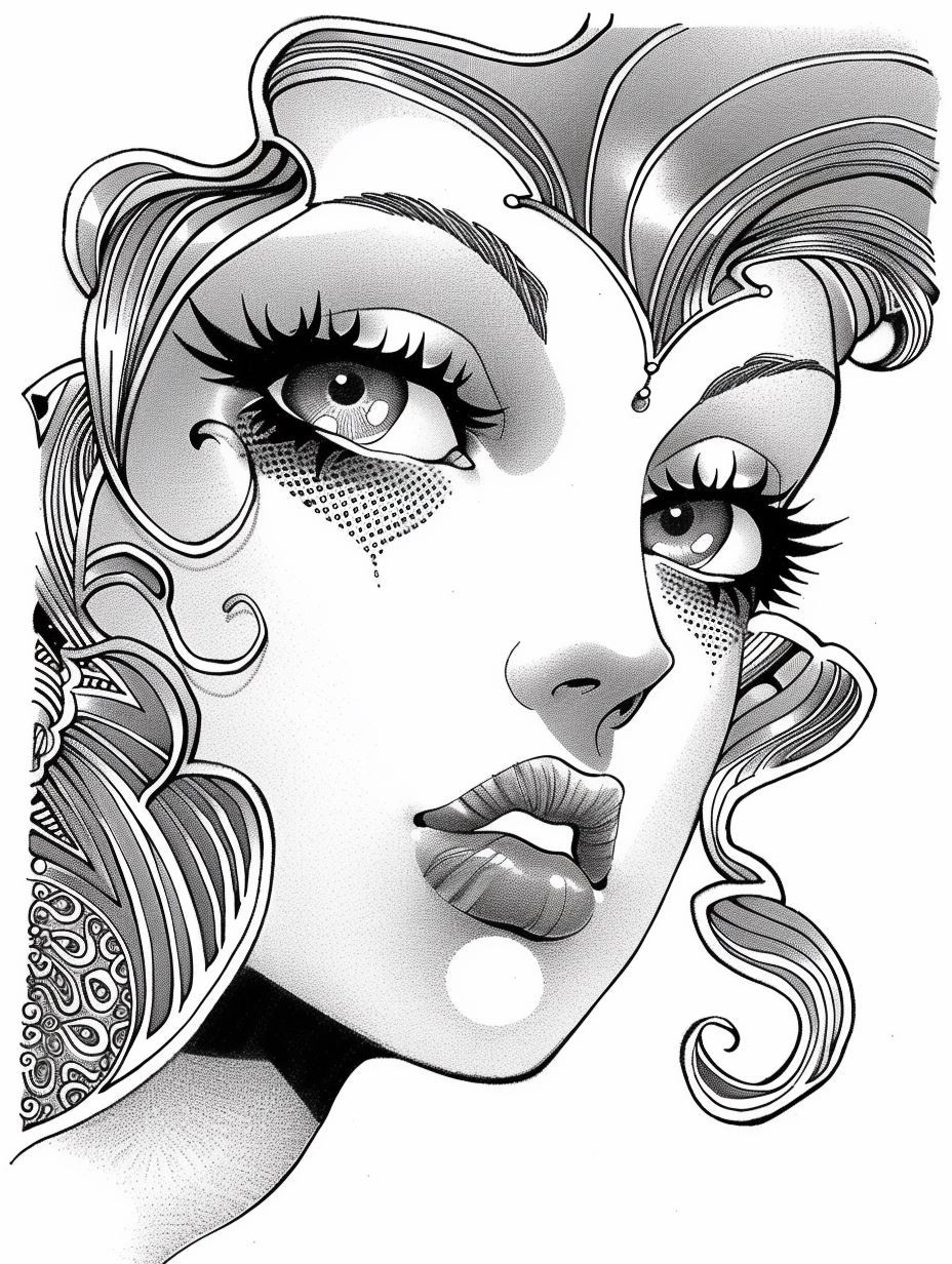 Ethereal Monochrome Gothic Portraits - Image 2