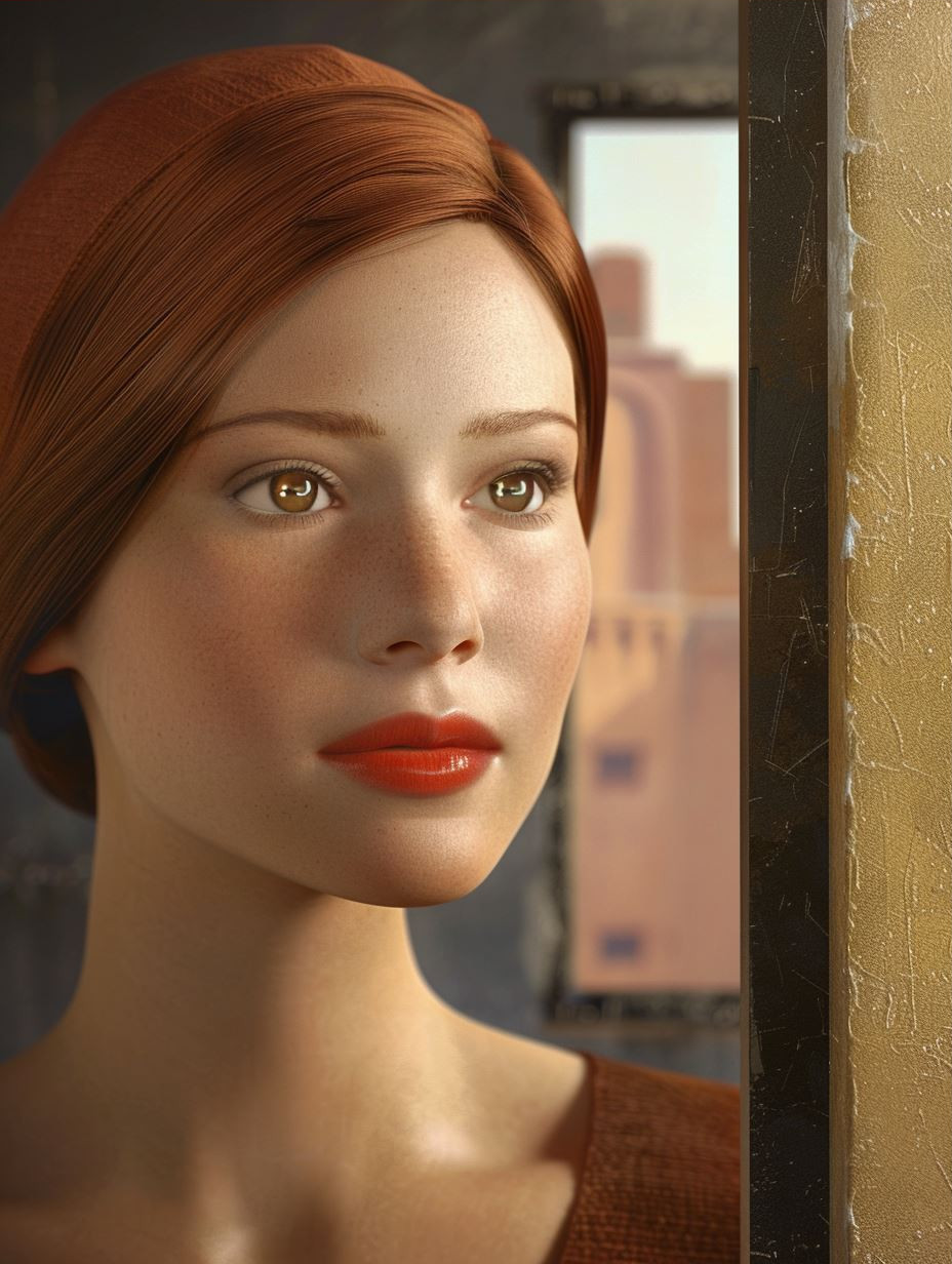 Hyper-Realistic Digital Human Portrait Study - Image 3