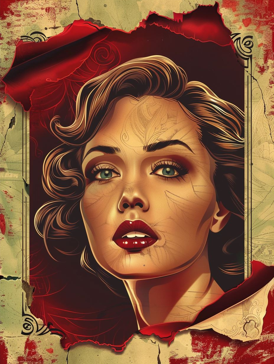 Vintage Glamour Digital Portrait Collection - Image 4