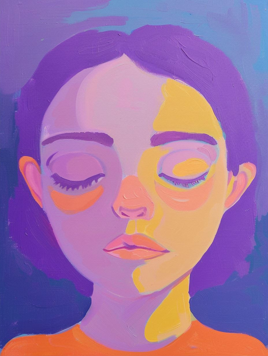 Ethereal Purple Dreamscape Portraits - Image 2
