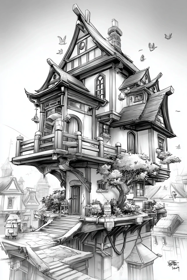Monochrome Ink Elegance - Image 6
