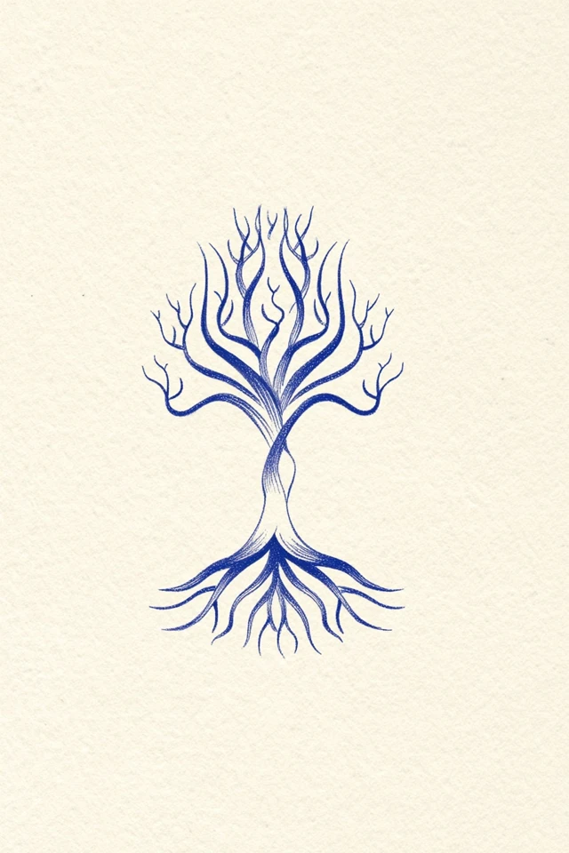 Azure Harmony Portrait - Image 5