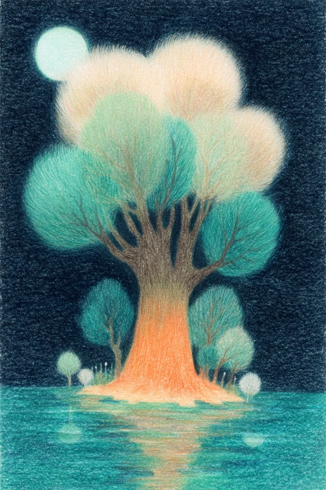Starlit Pastel Portrait - Image 5