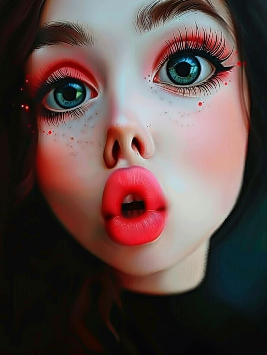 Floral Ethereal Tearful Portrait - Image 3