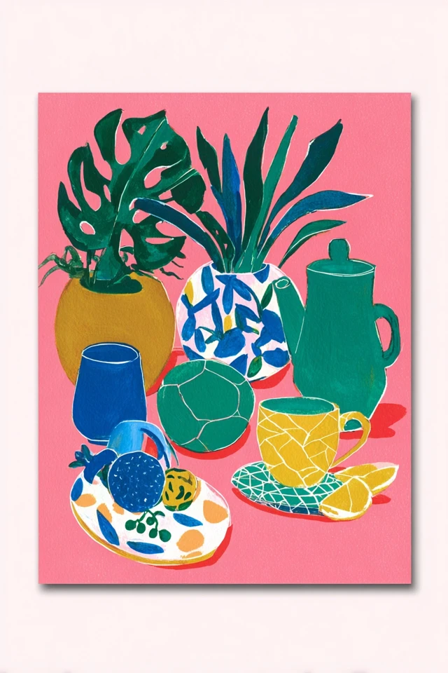 Vibrant Botanical Abstraction - Image 3