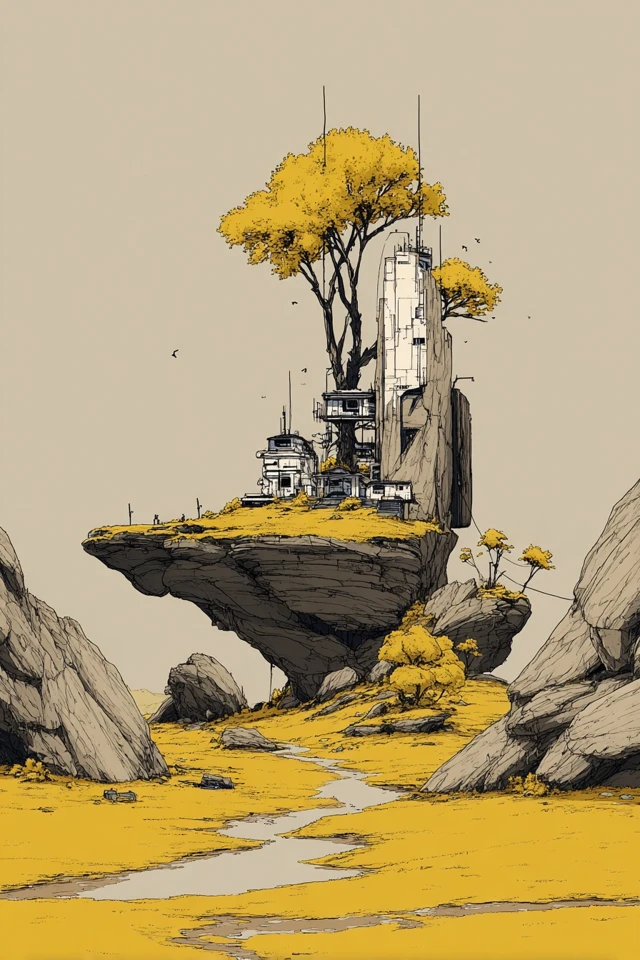 Golden Gaze Sketch - Image 2