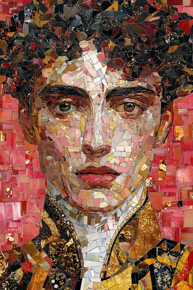 Mosaic Soul Portrait - Image 1