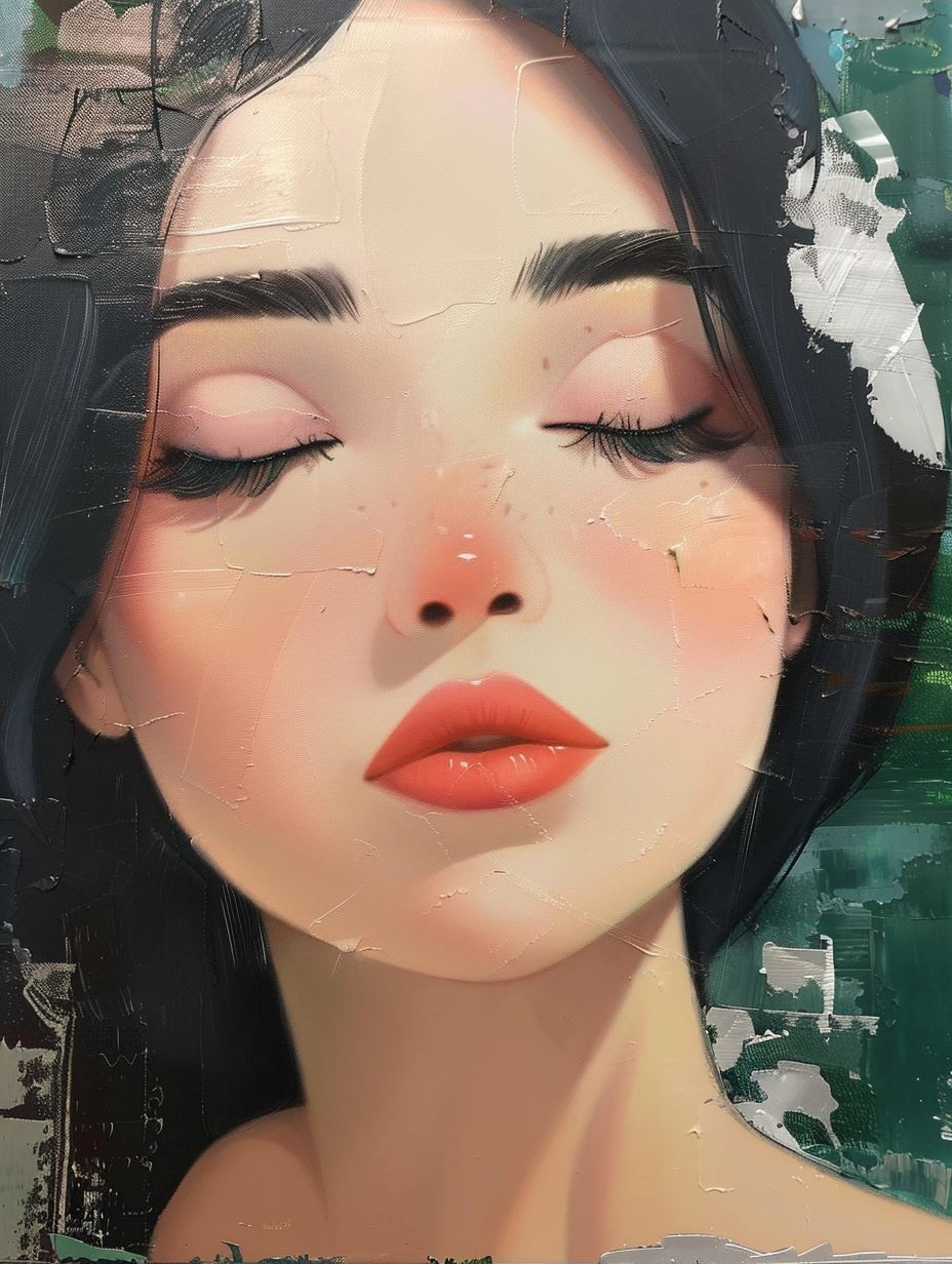 Ethereal Gazes: A Digital Portrait Study - Image 4