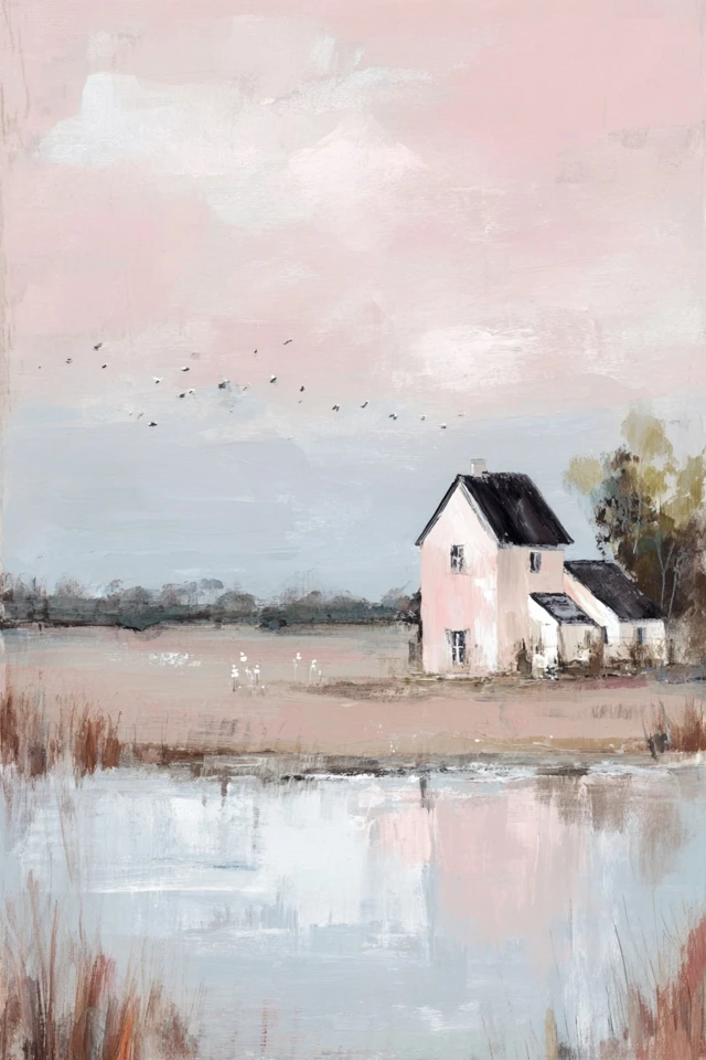 Blush Dreams Four Piece Canvas Set - Image 6