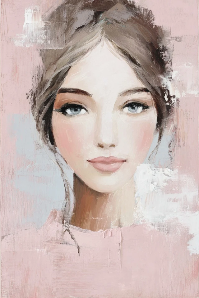 Blush Dreams Four Piece Canvas Set - Image 1