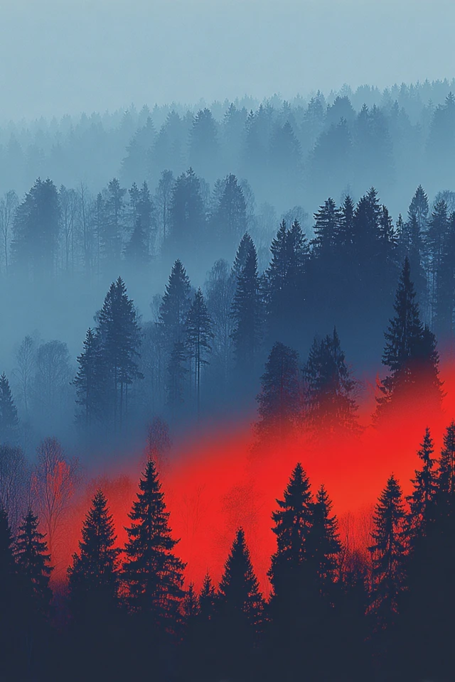 Crimson Echoes: A Study in Contrast - Image 2