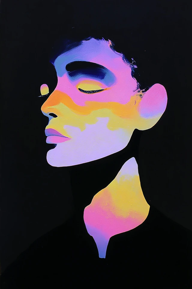 Neon Dreams Surreal Art Collection - Image 1