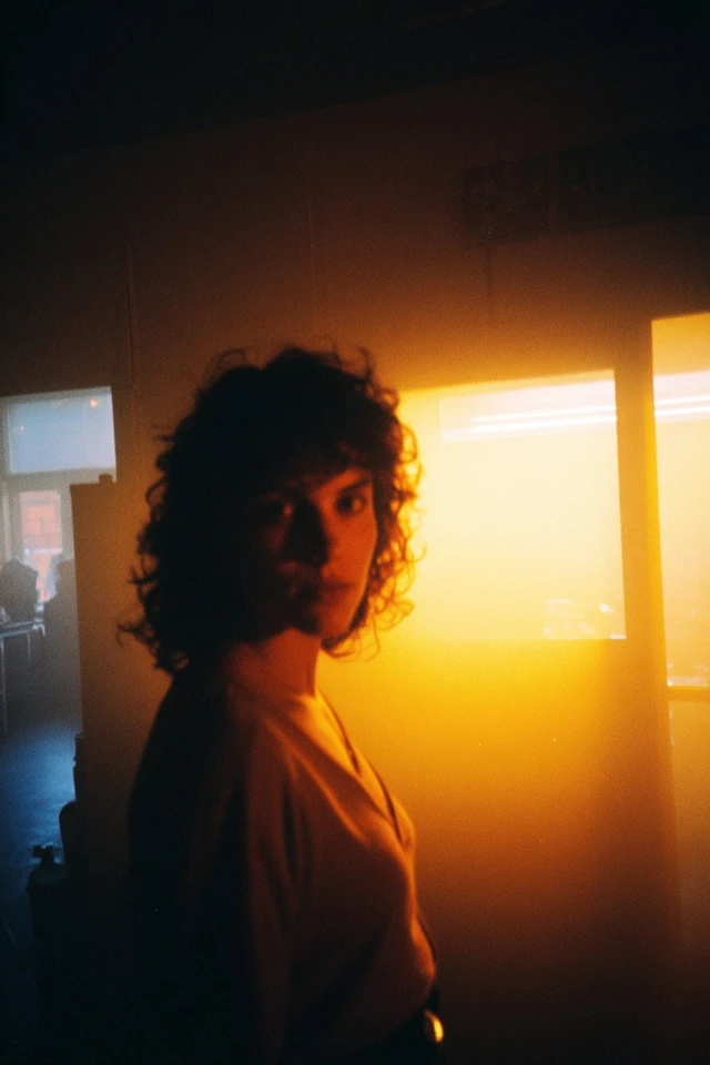 Amber Glow Silhouette - Image 1