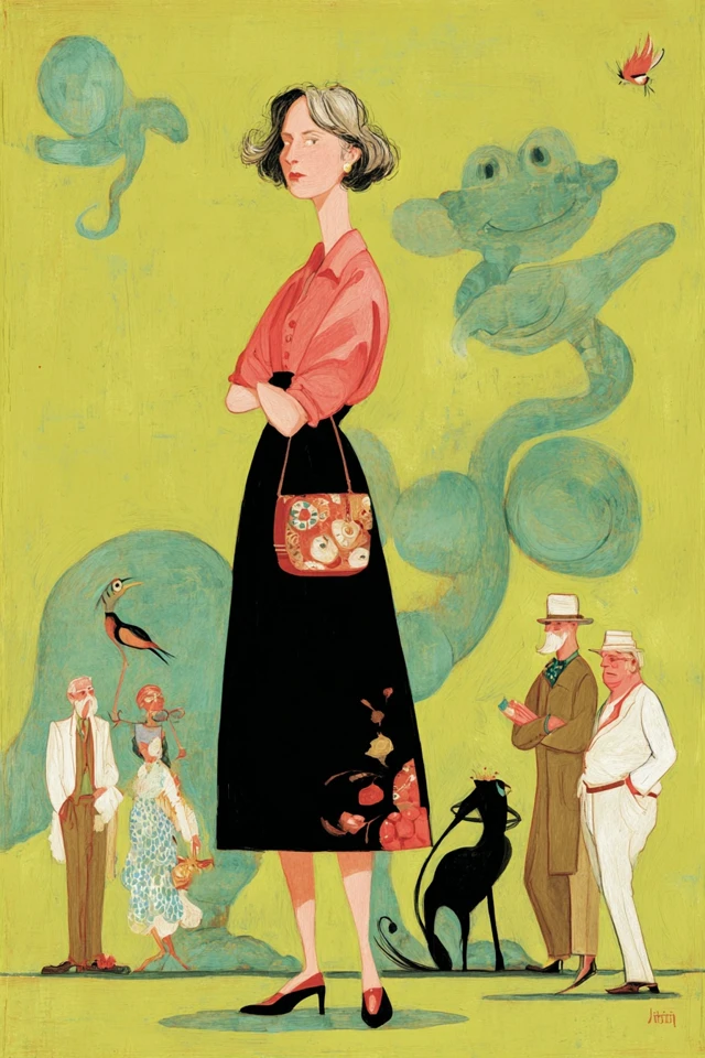 Whimsical Surrealist Portrait - Image 1
