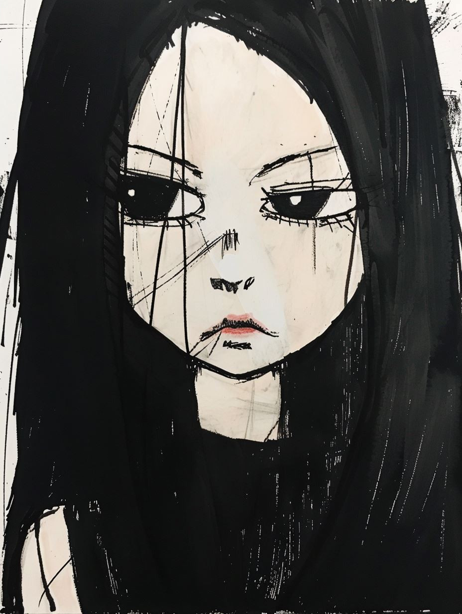 Haunting Monochrome Gothic Portraits - Image 4