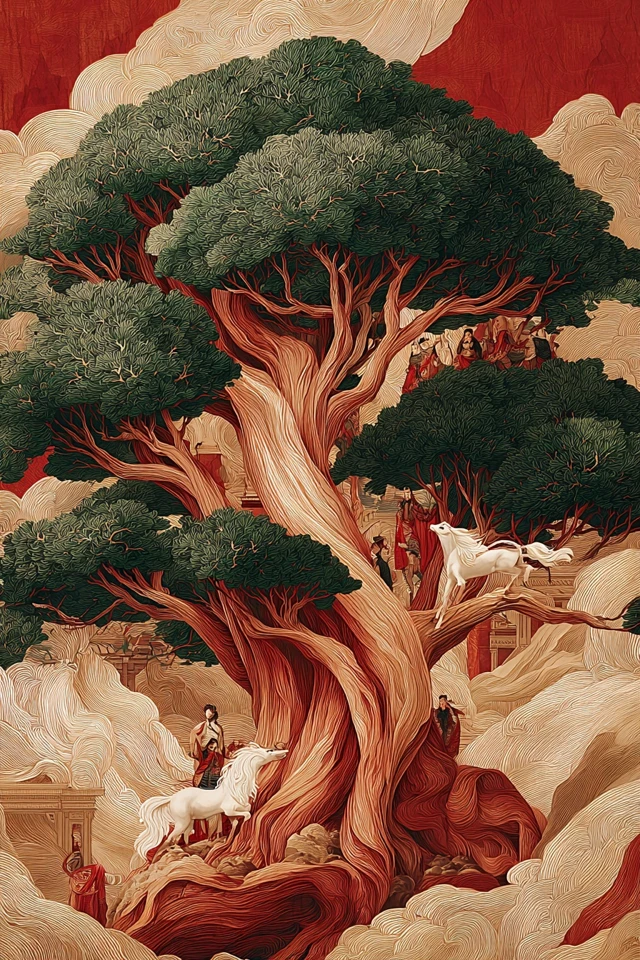 Crimson Garden Reverie - Image 5