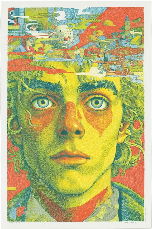 Chromatic Dreamscape Portrait - Image 1