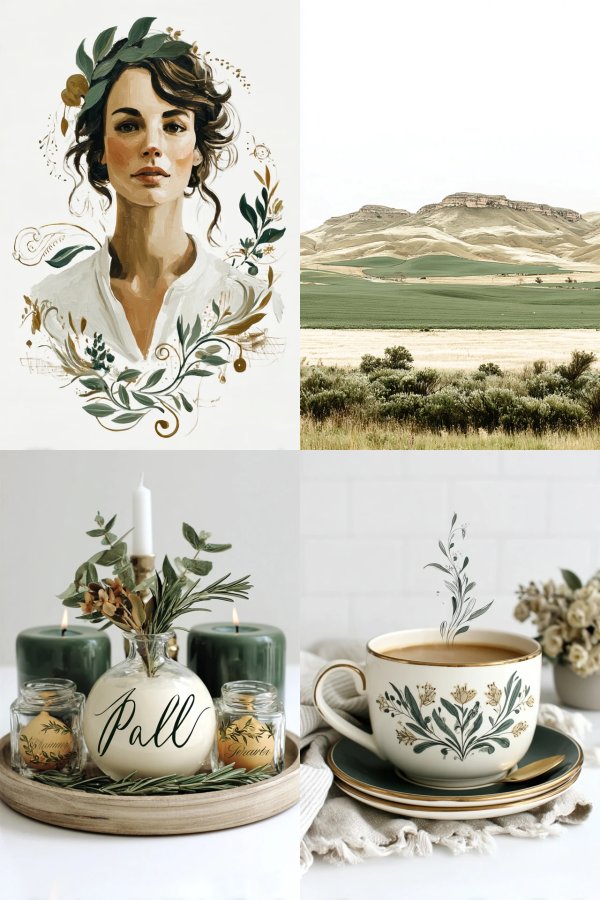 Earthly Elegance: A Nature-Inspired Mood Board