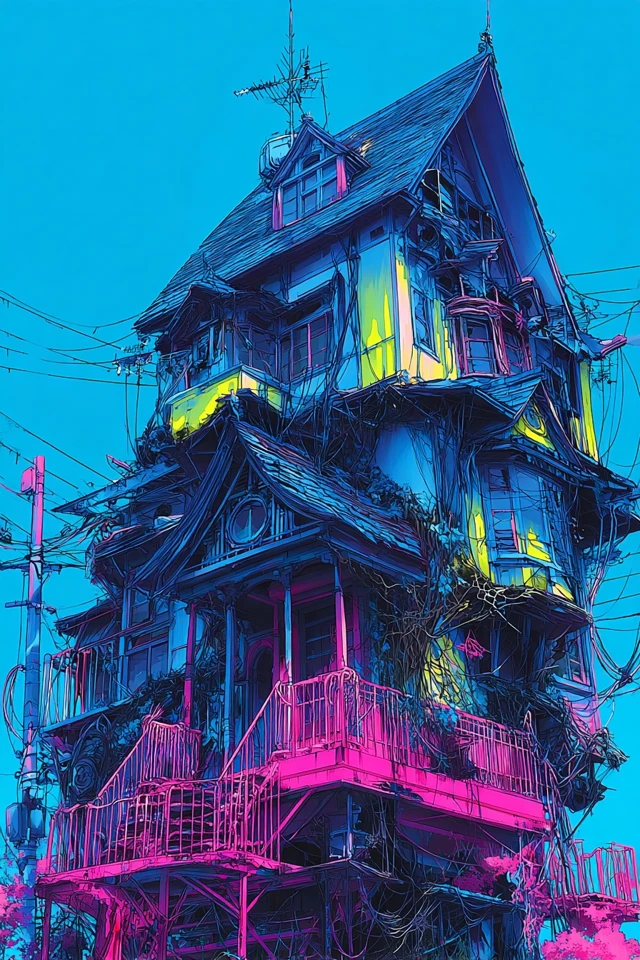 Neon Floral Melancholy - Image 6