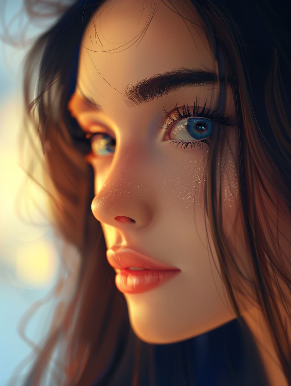 Golden Hour Glow: Ethereal Portraits - Image 3