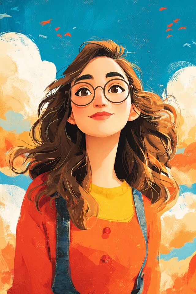 Whimsical Dreamy Portrait - Image 1